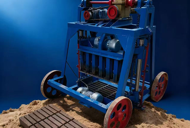 Small Mobile Brick Making Machine - QMY4-40